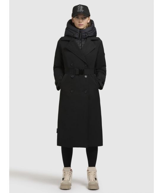 Γυναικεία Elena Καπαρντίνα Μαύρη Khujo KJ267CO253-BLACK