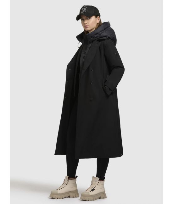 Γυναικεία Elena Καπαρντίνα Μαύρη Khujo KJ267CO253-BLACK