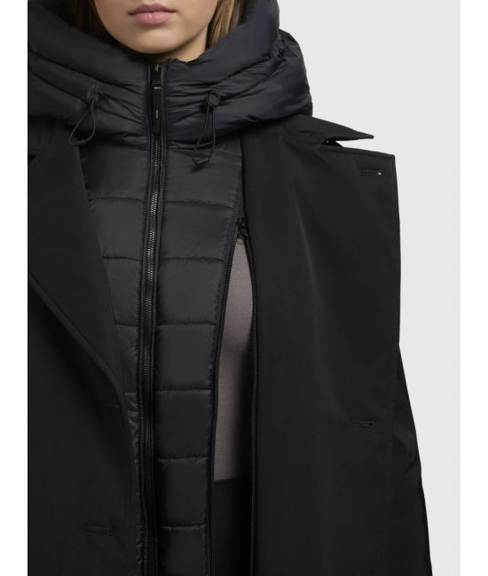 Γυναικεία Elena Καπαρντίνα Μαύρη Khujo KJ267CO253-BLACK