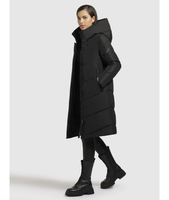 Γυναικείο Jange Μπουφάν Μαύρο Khujo KJ250CO253-BLACK