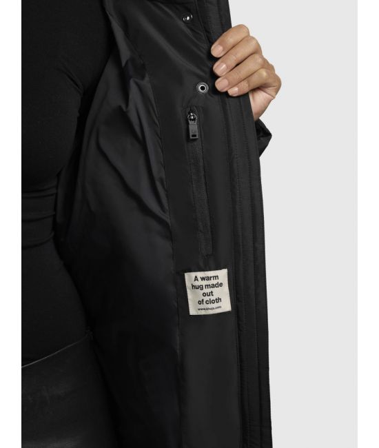Γυναικείο Jange Μπουφάν Μαύρο Khujo KJ250CO253-BLACK