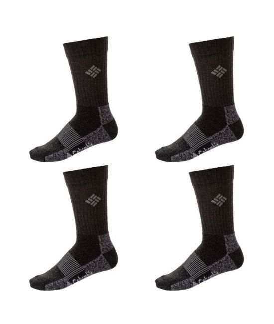 Unisex Κάλτσες 4 Τεμαχίων Μαύρες Columbia C1179B-BLACK