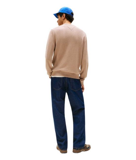 Ανδρικό Πουλόβερ Καφέ Tommy Jeans DM0DM21787-AFE