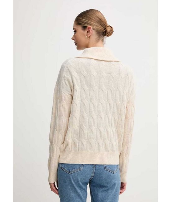 Γυναικείο Μάλλινο Πουλόβερ Μπεζ Tommy Hilfiger WW0WW46425-ADK