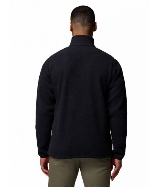 Ανδρικό Jasper Ridge Pebbled Half Zip Fleece Μαύρο Columbia 2142411-010