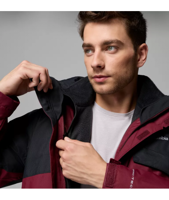Ανδρικό Bugaboo III Fleece Μπουφάν Μπορντό Columbia 2096904-624