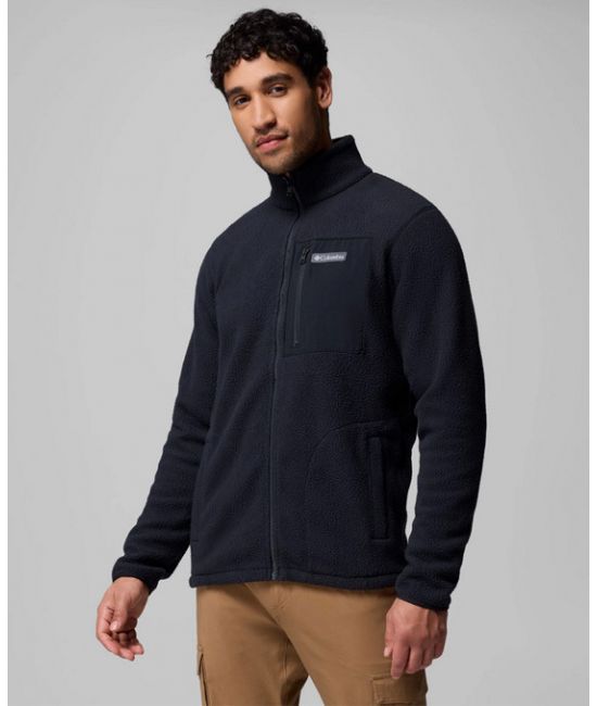 Ανδρική Jasper Ridge Pebbled Fleece Ζακέτα Μαύρη Columbia 2142421-010
