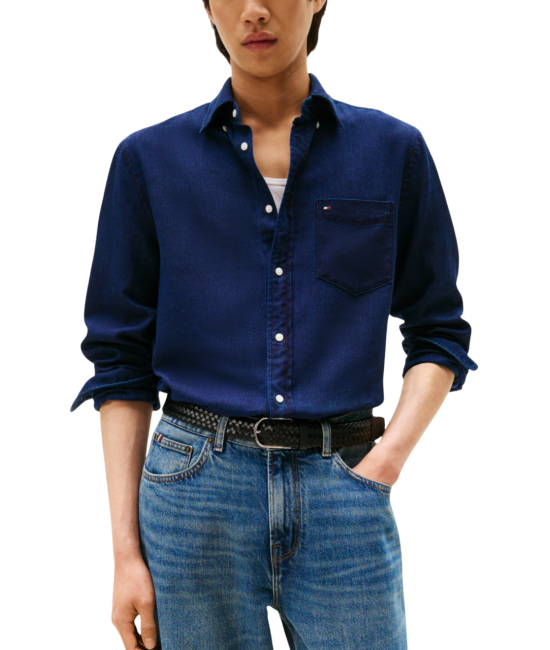 Ανδρικό Πουκάμισο Navy Μπλε Tommy Hilfiger MW0MW40499-0GY