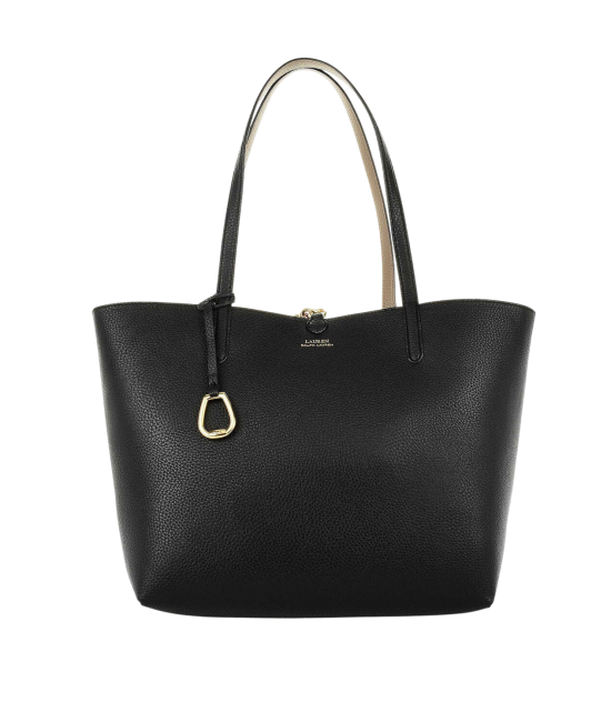 Γυναικεία Τσάντα Μαύρη Ralph Lauren 431795329001-BLK/TAUPE