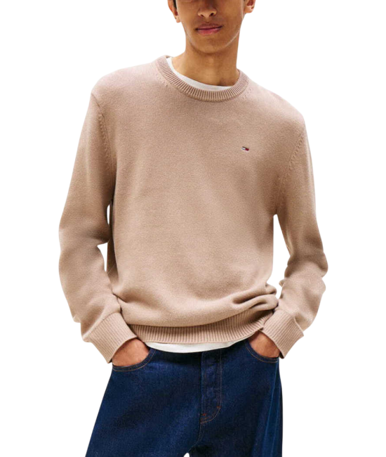 Ανδρικό Πουλόβερ Καφέ Tommy Jeans DM0DM21787-AFE