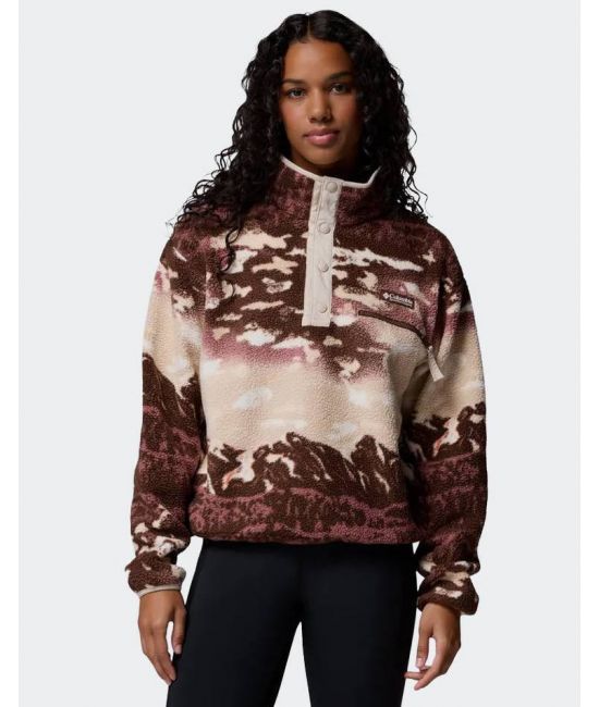 Γυναικείο Helvetia II Printed Cropped Half Snap Fleece Columbia 2098501-256