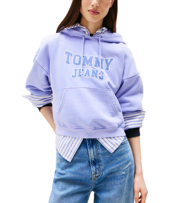 Γυναικείο Φούτερ Μωβ Tommy Jeans DW0DW21598-C5Z