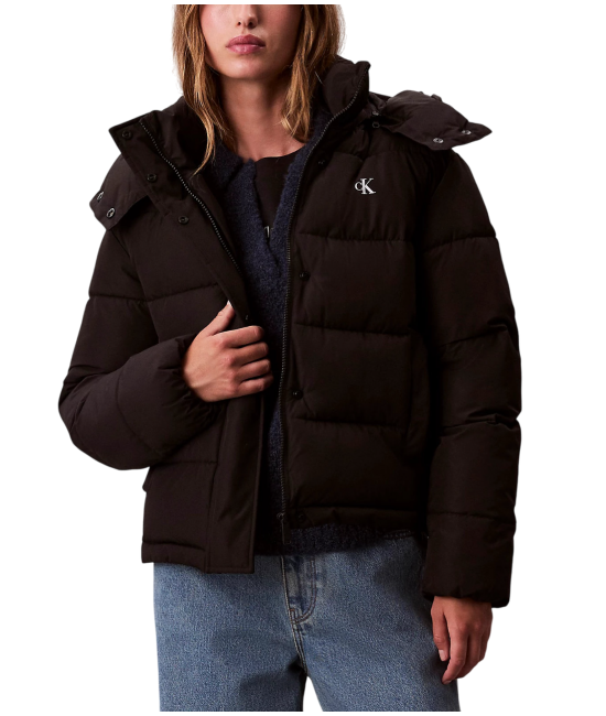 Γυναικείο Puffer Μπουφάν Μαύρο Calvin Klein LV047D513G-UB1