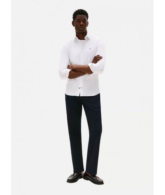 Ανδρικό Πουκάμισο Λευκό Tommy Hilfiger MW0MW40674-YCF