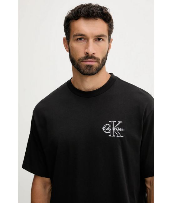 Ανδρικό T-shirt Μαύρο Calvin Klein LV04RC856G-UB1