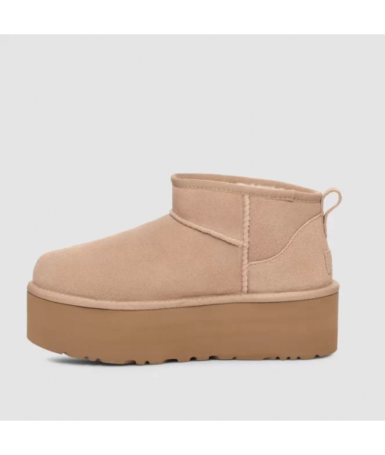 Γυναικεία Classic Ultra Mini Platform Μποτάκια Μπεζ UGG 1135092-SAN
