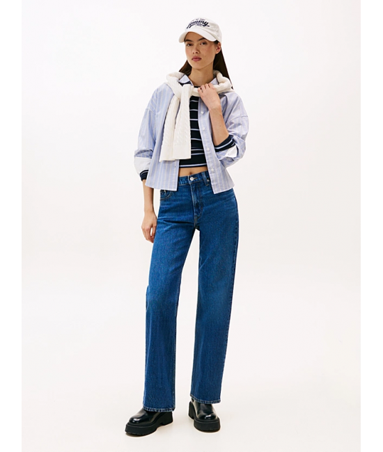 Γυναικεία Δερμάτινα Chelsea Μποτάκια Μαύρα Tommy Jeans EN0EN02888-BDS