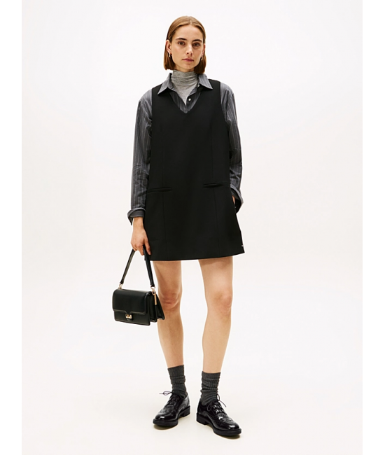 Γυναικεία Δερμάτινα Παπούτσια Μαύρα Tommy Hilfiger FW0FW08842-BDS