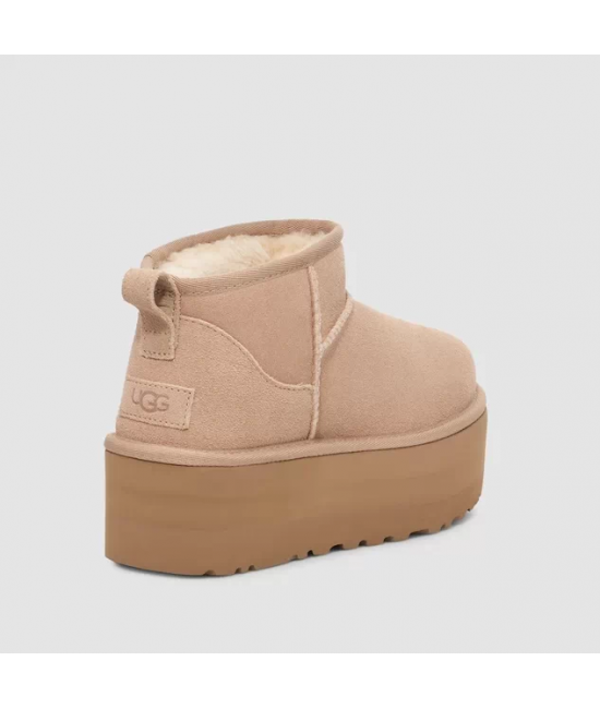 Γυναικεία Classic Ultra Mini Platform Μποτάκια Μπεζ UGG 1135092-SAN