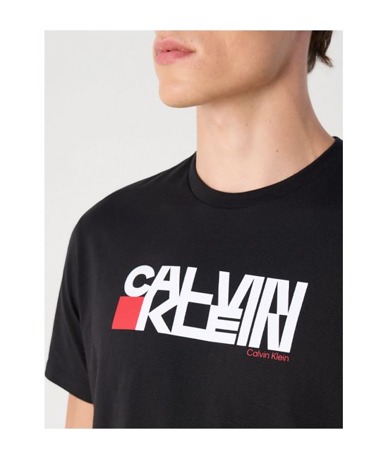 Ανδρικό T-shirt Μαύρο Calvin Klein LV04RD814G-UB1