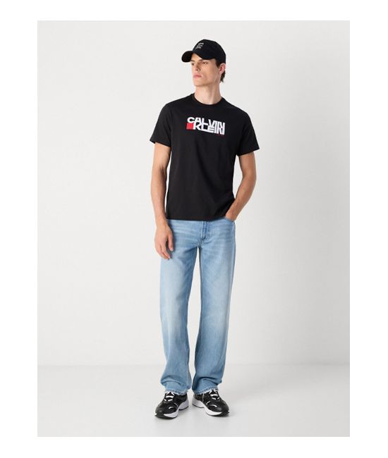 Ανδρικό T-shirt Μαύρο Calvin Klein LV04RD814G-UB1