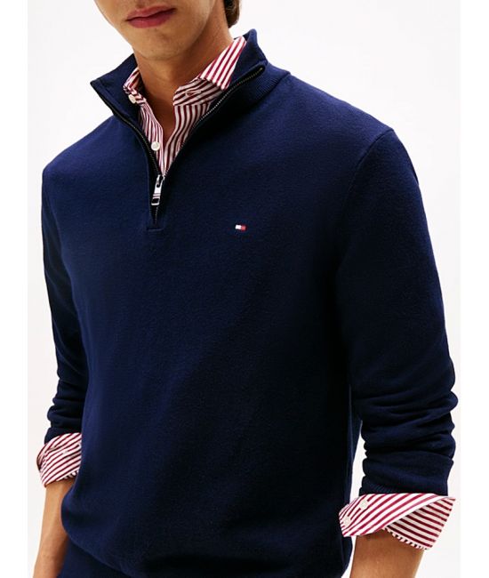 Ανδρικό Ζιβάγκο Πουλόβερ Navy Μπλε Tommy Hilfiger MW0MW28049-DW5