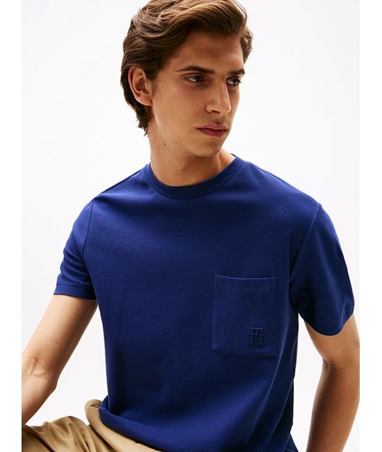Ανδρικό T-shirt Μπλε Tommy Hilfiger MW0MW39365-C7G