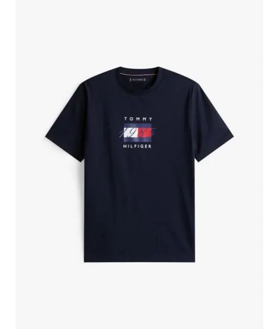 Ανδρικό T-shirt Navy Μπλε Tommy Hilfiger MW0MW41338-DW5
