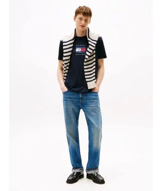 Ανδρικό T-shirt Navy Μπλε Tommy Hilfiger MW0MW41338-DW5