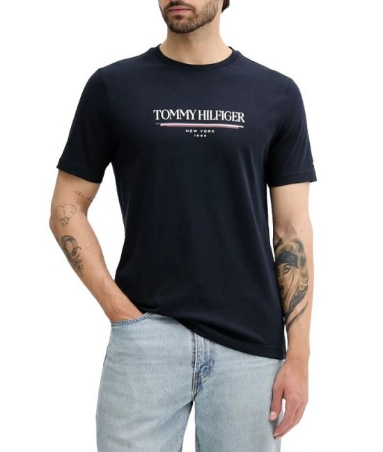 Ανδρικό T-shirt Navy Μπλε Tommy Hilfiger MW0MW40324-DW5