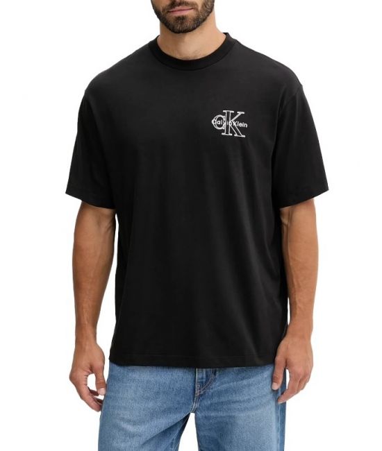 Ανδρικό T-shirt Μαύρο Calvin Klein LV04RC856G-UB1