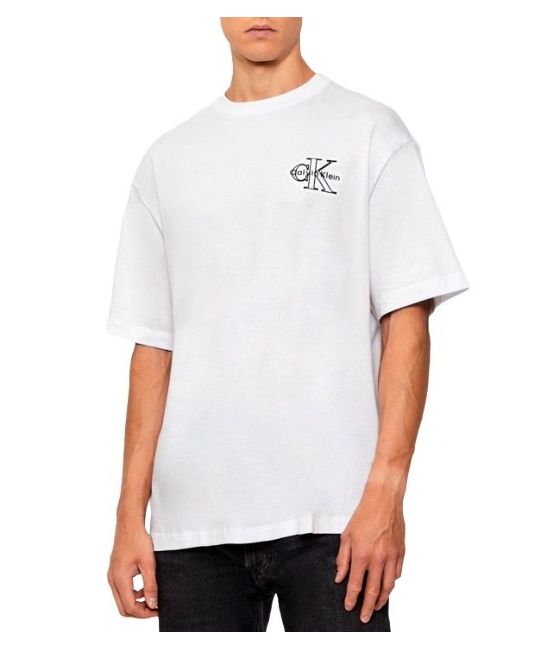Ανδρικό T-shirt Λευκό Calvin Klein LV04RC856G-YAA