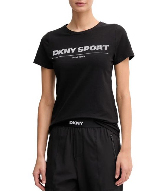 Γυναικείο T-shirt Μαύρο DKNY DP5T1376-H7E
