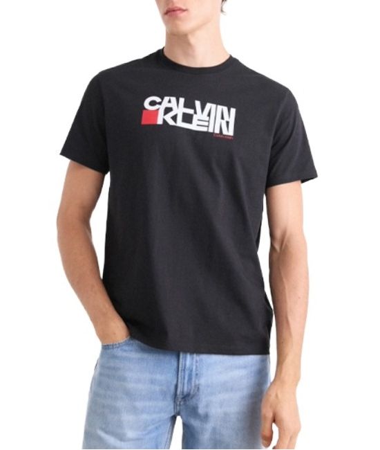 Ανδρικό T-shirt Μαύρο Calvin Klein LV04RD814G-UB1