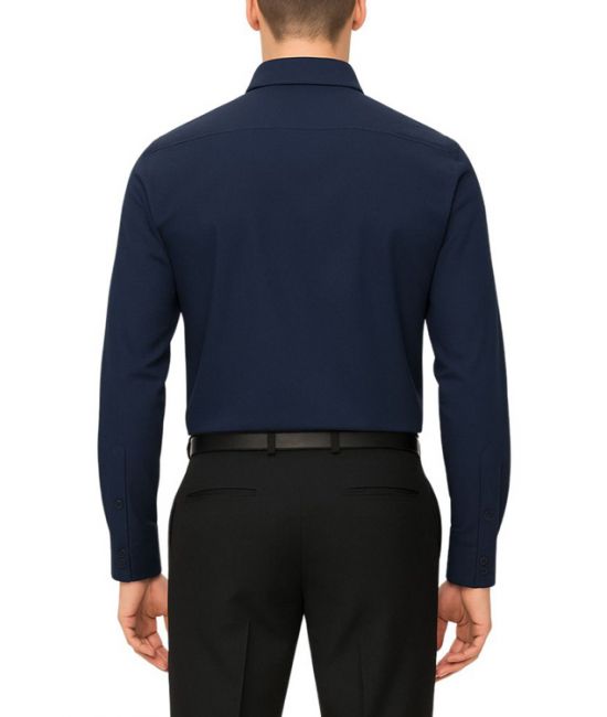 Ανδρικό Πουκάμισο Navy Μπλε Calvin Klein LV019EU001-XNW