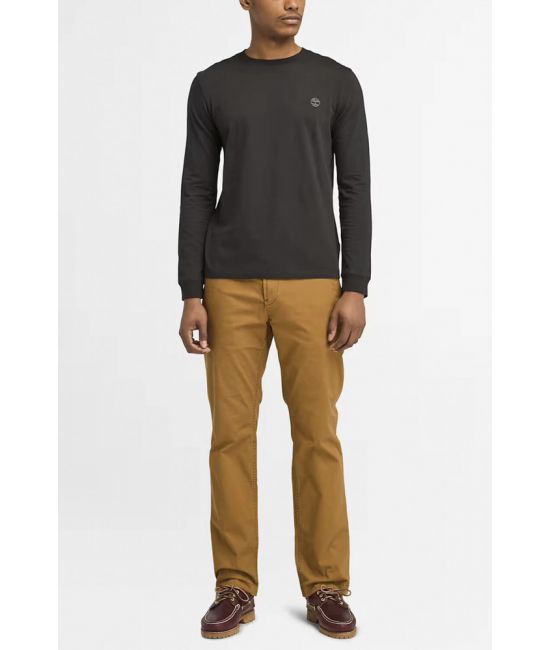 Ανδρικό Dunstan River Μακρυμάνικο T-shirt Μαύρο Timberland TB0A2BQ3-X65