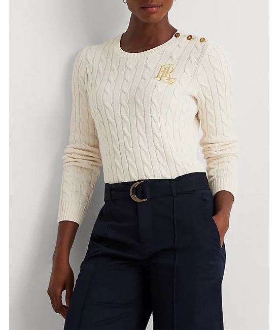 Γυναικείο Montiva Πουλόβερ Εκρού Ralph Lauren 200932223002-101