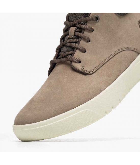 Ανδρικά Δερμάτινα Seneca Bay Mid Lace Sneakers Γκρι Timberland TB0A69M1-EL8