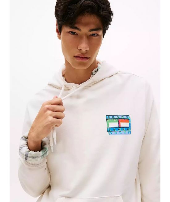 Ανδρικό Φούτερ Off White Tommy Jeans DM0DM22077-YBH