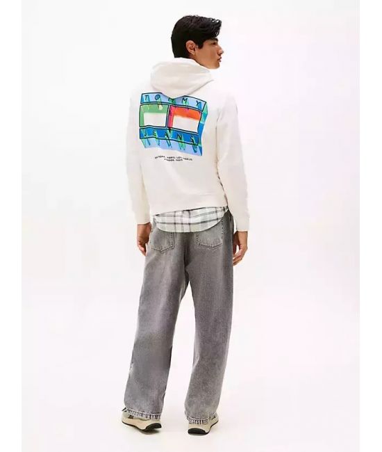 Ανδρικό Φούτερ Off White Tommy Jeans DM0DM22077-YBH