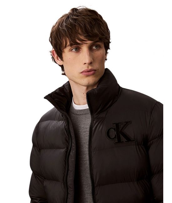 Ανδρικό Monogram Μπουφάν Μαύρο Calvin Klein LV04RD528G-UB1
