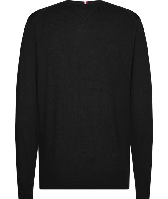 Ανδρικό Πουλόβερ Μαύρο Tommy Hilfiger MW0MW28046-BDS
