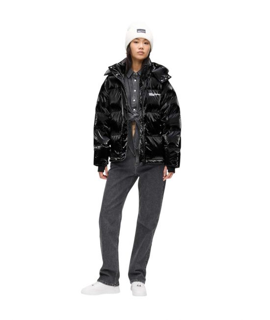 Γυναικείο Puffer Μπουφάν Μαύρο Karl Lagerfeld Jeans A4W15020-999 BLACK