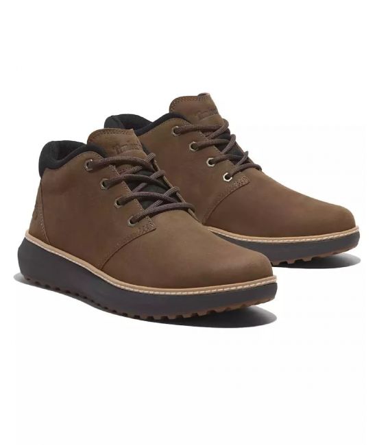 Ανδρικά Δερμάτινα Hudson Road Mid Μποτάκια Καφέ Timberland TB0A69Q5-W07