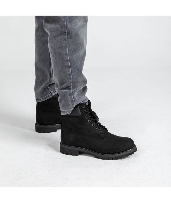 Ανδρικά Δερμάτινα Μποτάκια Μαύρα Timberland TB0110073-001