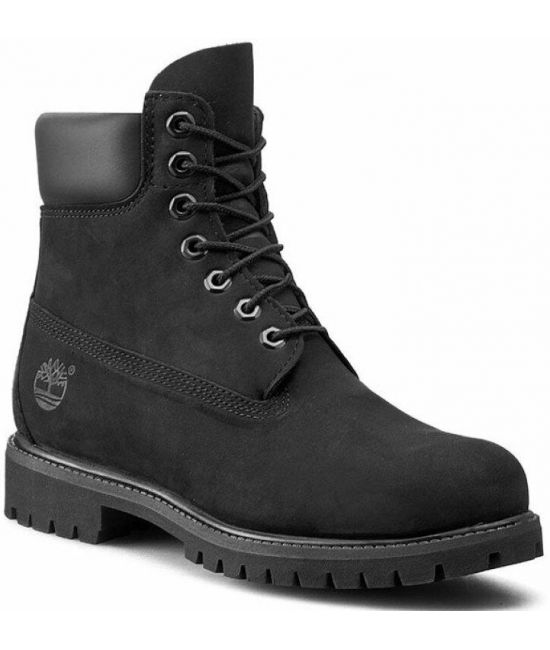 Ανδρικά Δερμάτινα Μποτάκια Μαύρα Timberland TB0110073-001