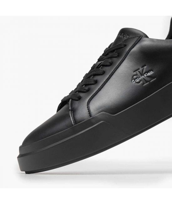 Ανδρικά Δερμάτινα Sneakers Μαύρα Calvin Klein YM0YM01344-0GJ