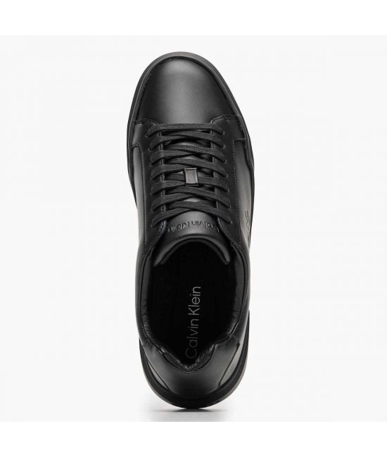 Ανδρικά Δερμάτινα Sneakers Μαύρα Calvin Klein YM0YM01344-0GJ