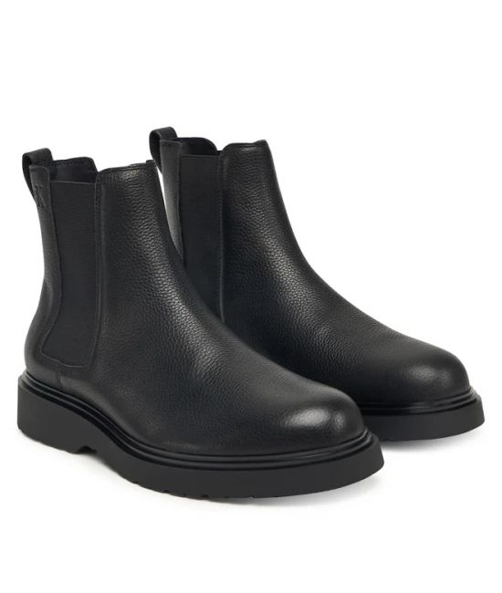 Ανδρικά Δερμάτινα Chelsea Μποτάκια Μαύρα Calvin Klein YM0YM01374-0GJ