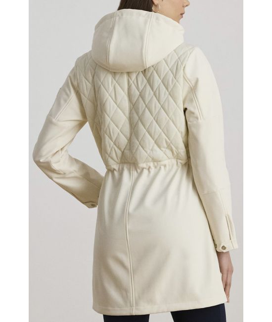 Γυναικείο Μπουφάν Εκρού Ralph Lauren 297979516002-101